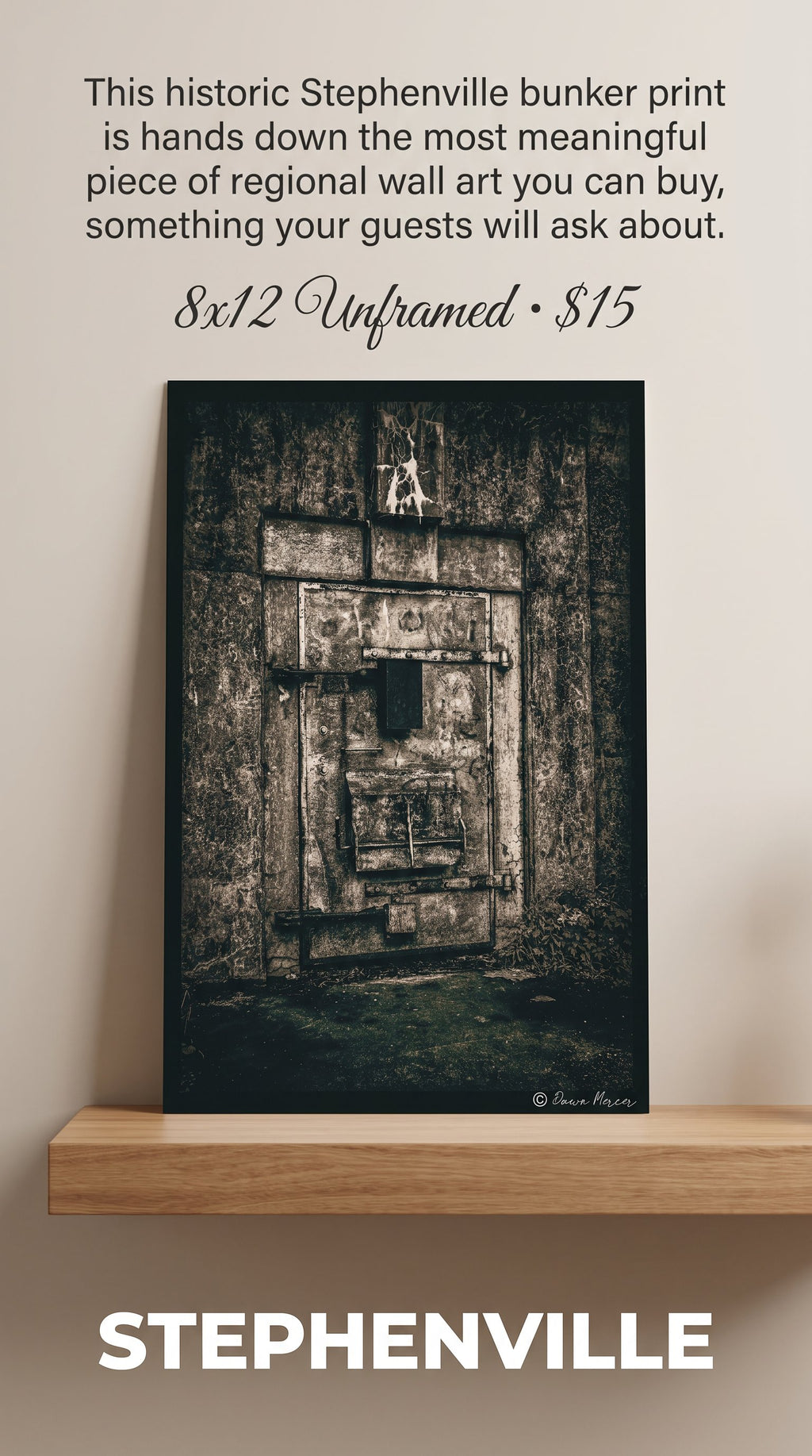 War Bunker Photo 8x12 Wall Print
