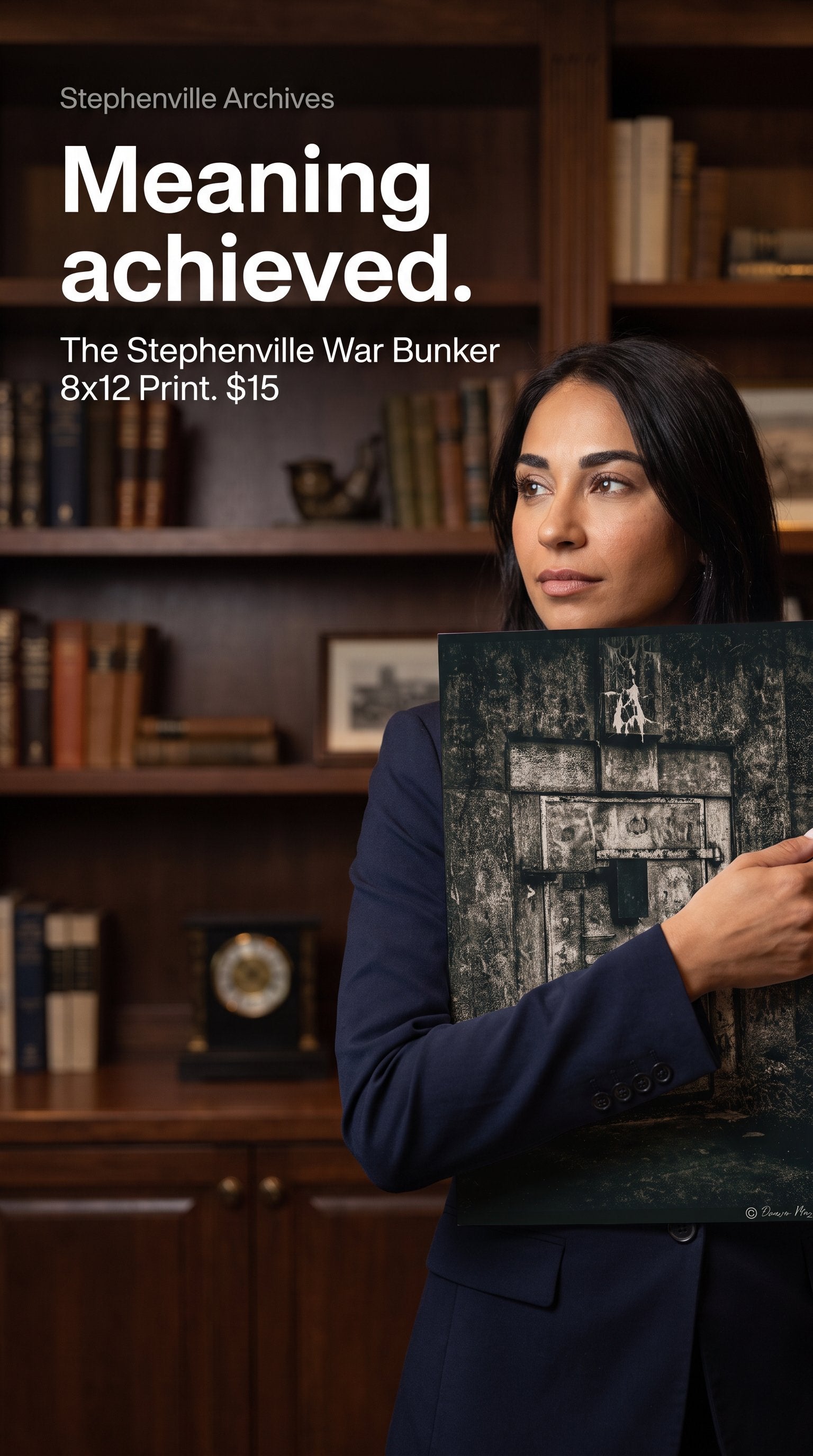 War Bunker Photo 8x12 Wall Print