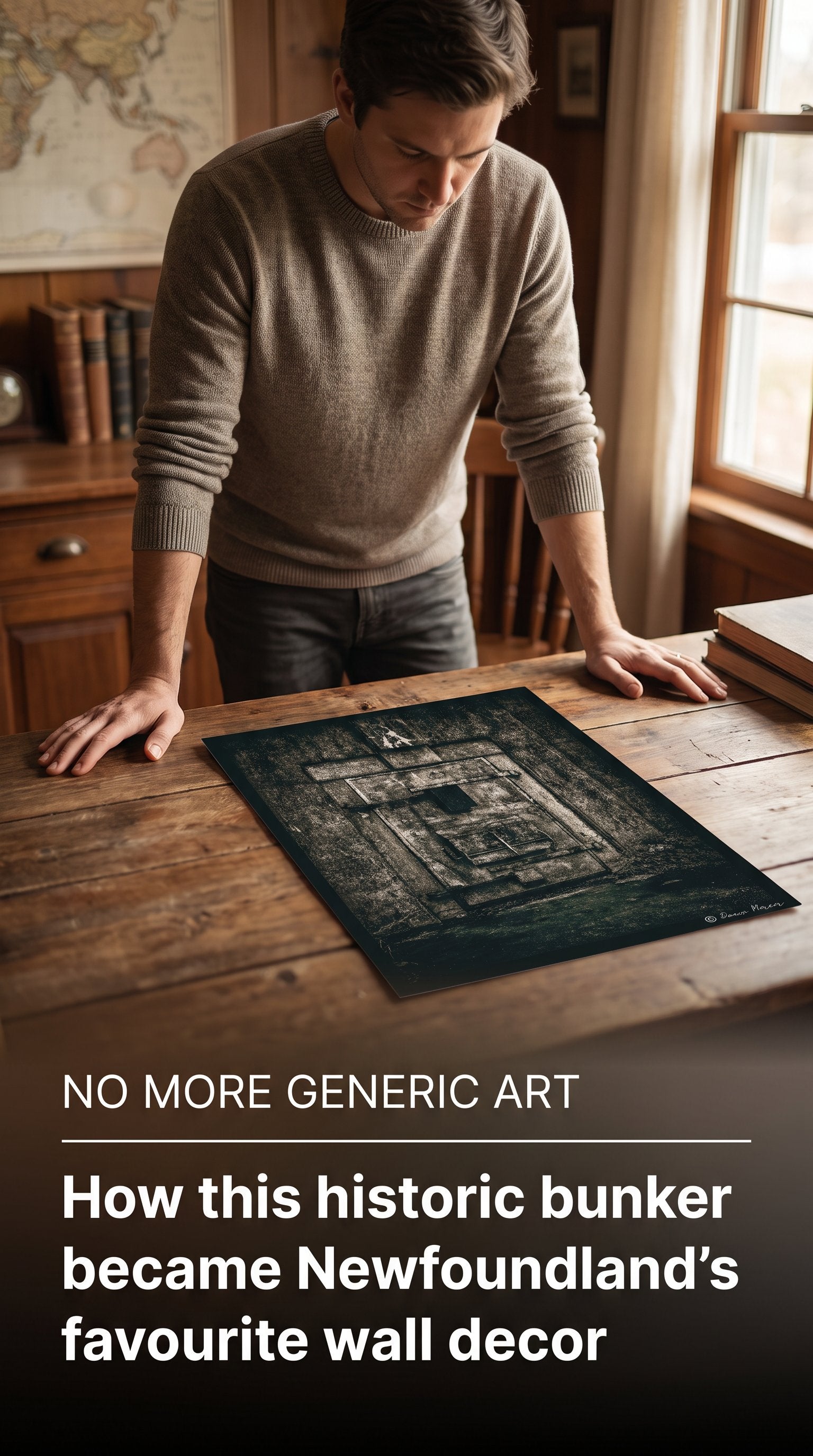 War Bunker Photo 8x12 Wall Print