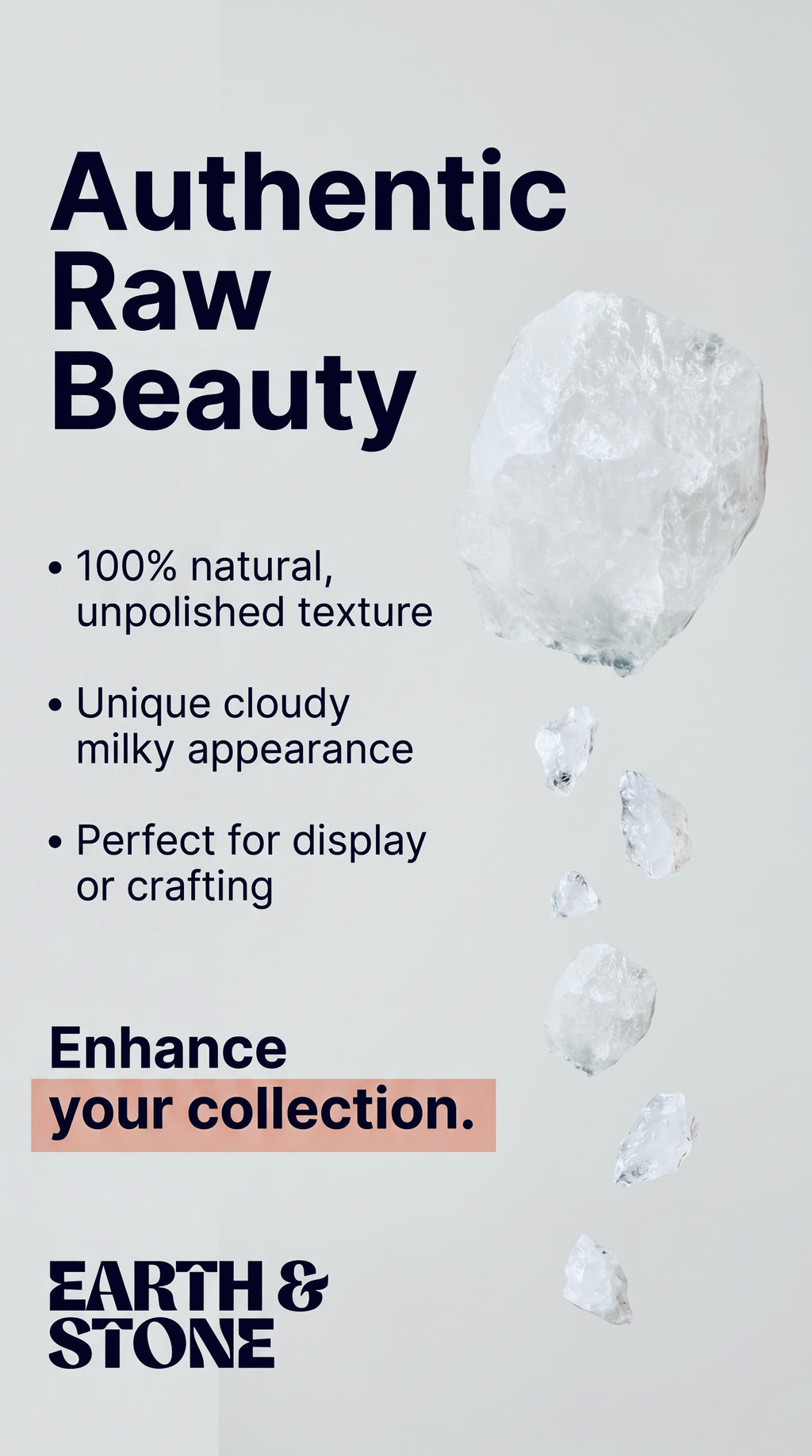 Milky Quartz Raw Healing Crystal