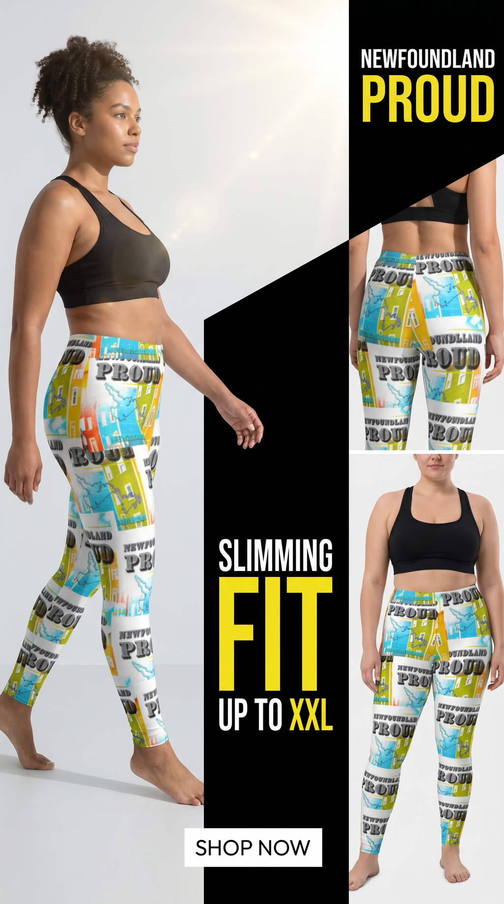 Newfoundland Proud Leggings Athletic Wear For Women