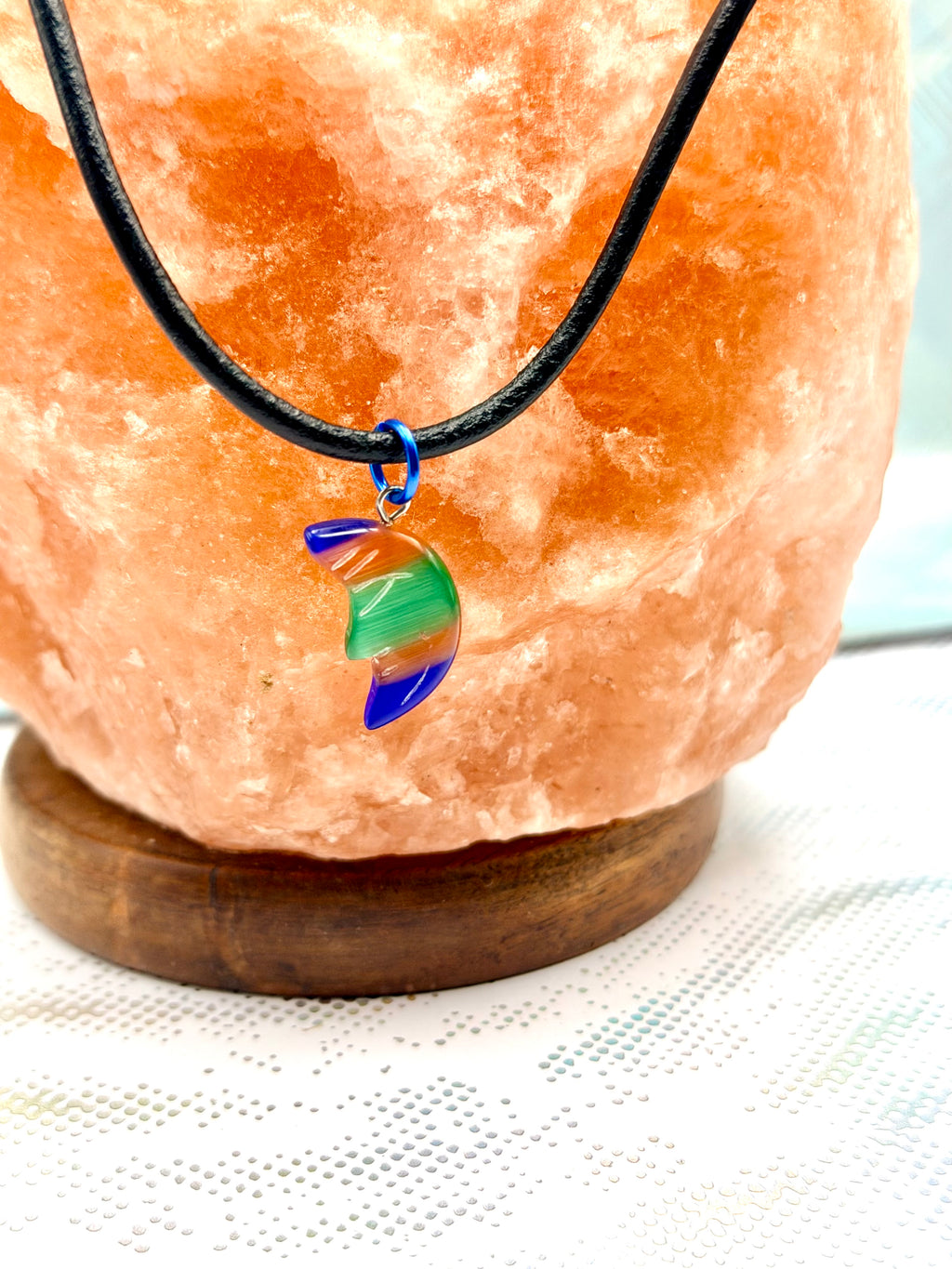 Crescent Moon Pendant Necklace
