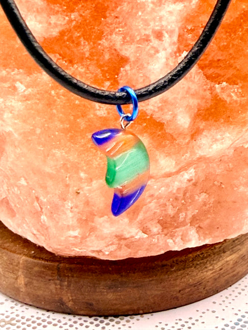 Crescent Moon Pendant Necklace