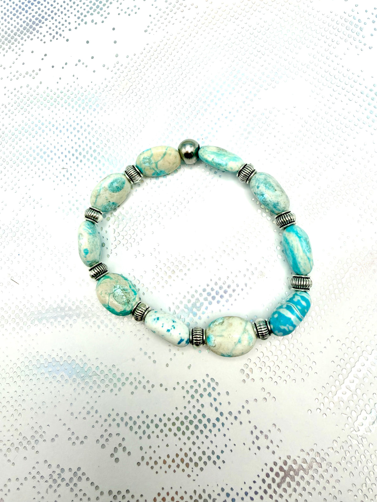 Beaded Stone Bracelet