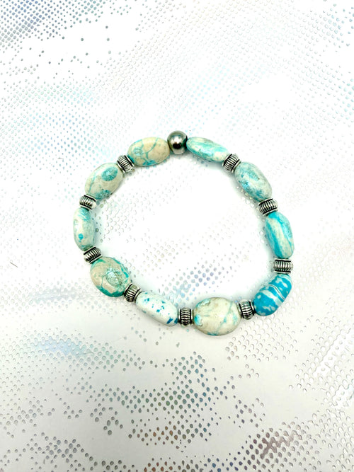 Beaded Stone Bracelet