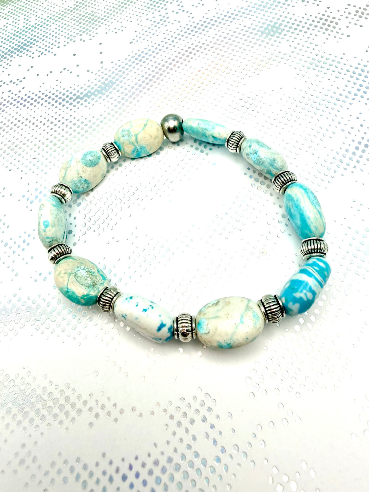 Beaded Stone Bracelet