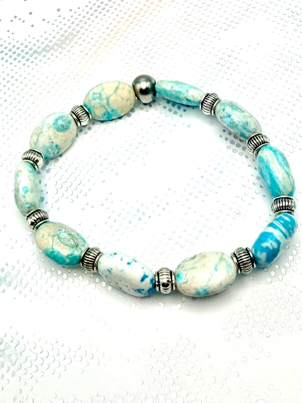 Beaded Stone Bracelet