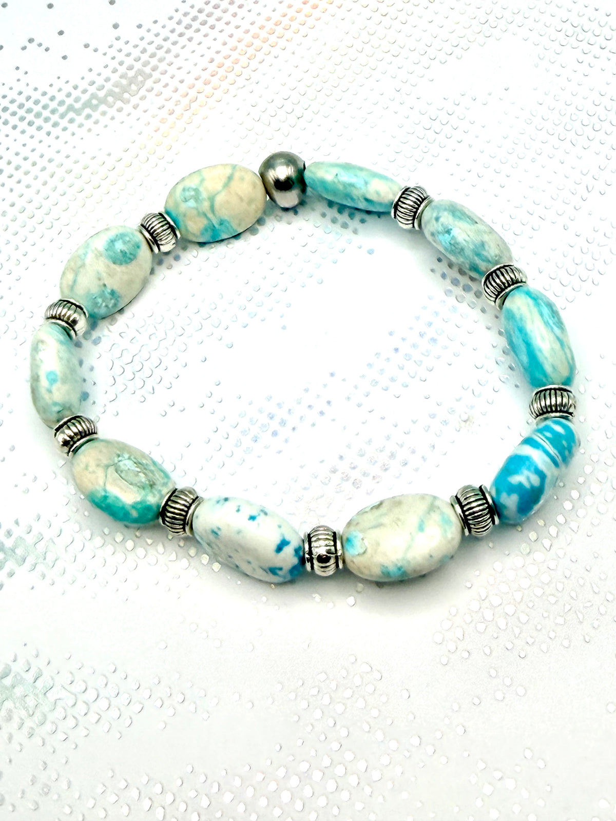 Beaded Stone Bracelet