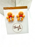 Gingerbread Men Earrings