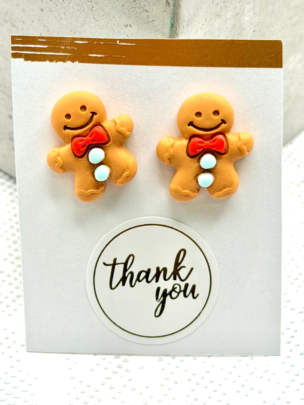 Gingerbread Men Earrings