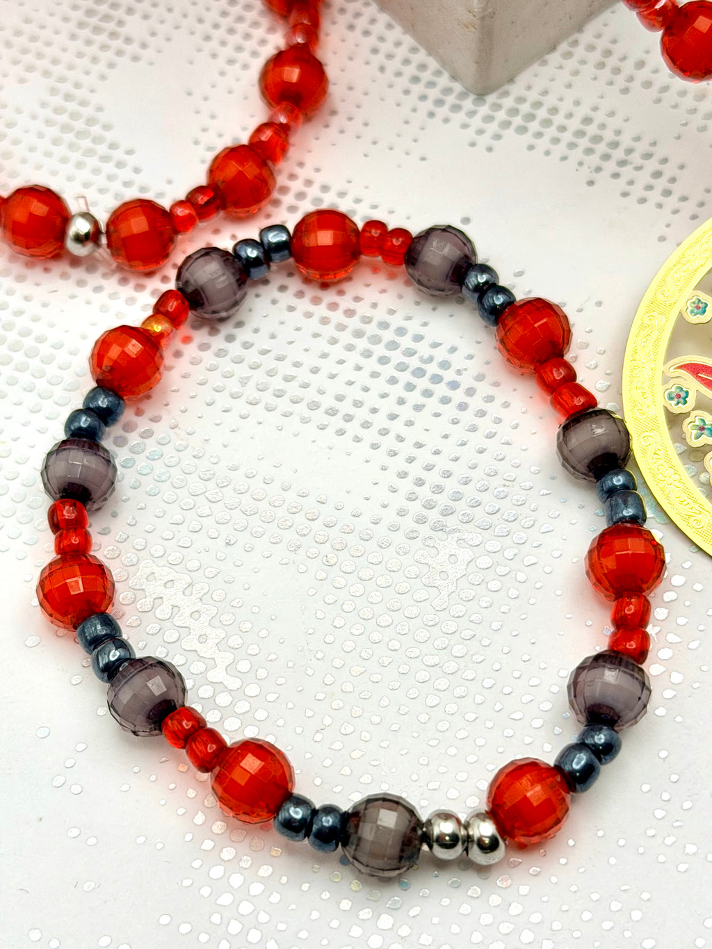 Bead Necklace and Bracelet Set