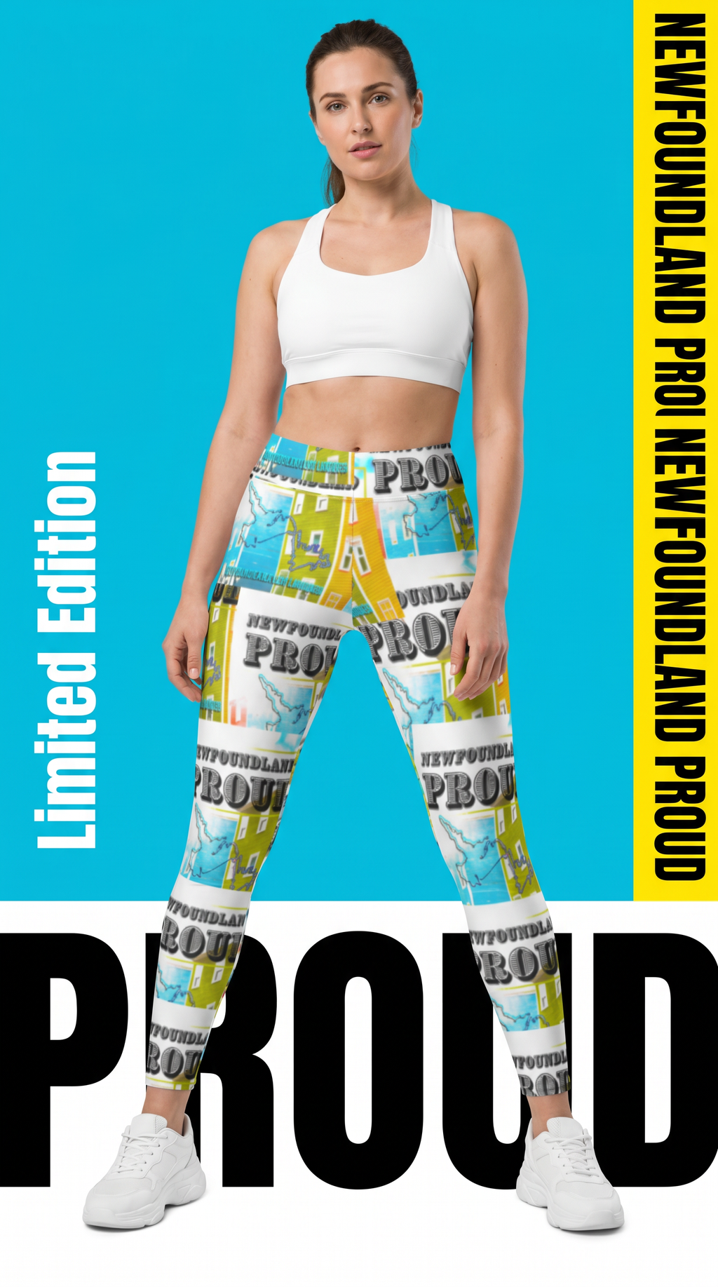 Newfoundland Proud Leggings Athletic Wear For Women