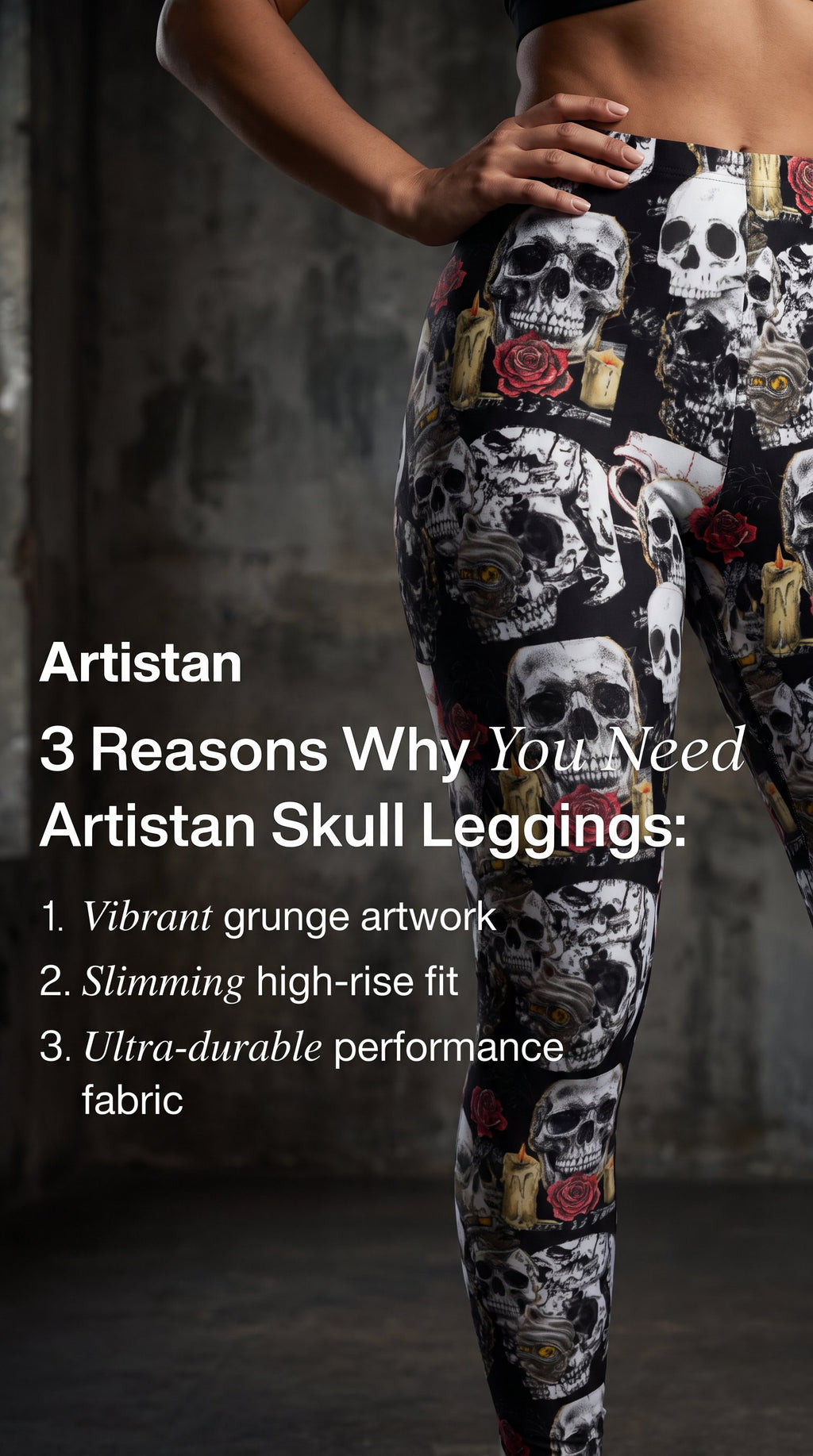 Skull Grunge Leggings